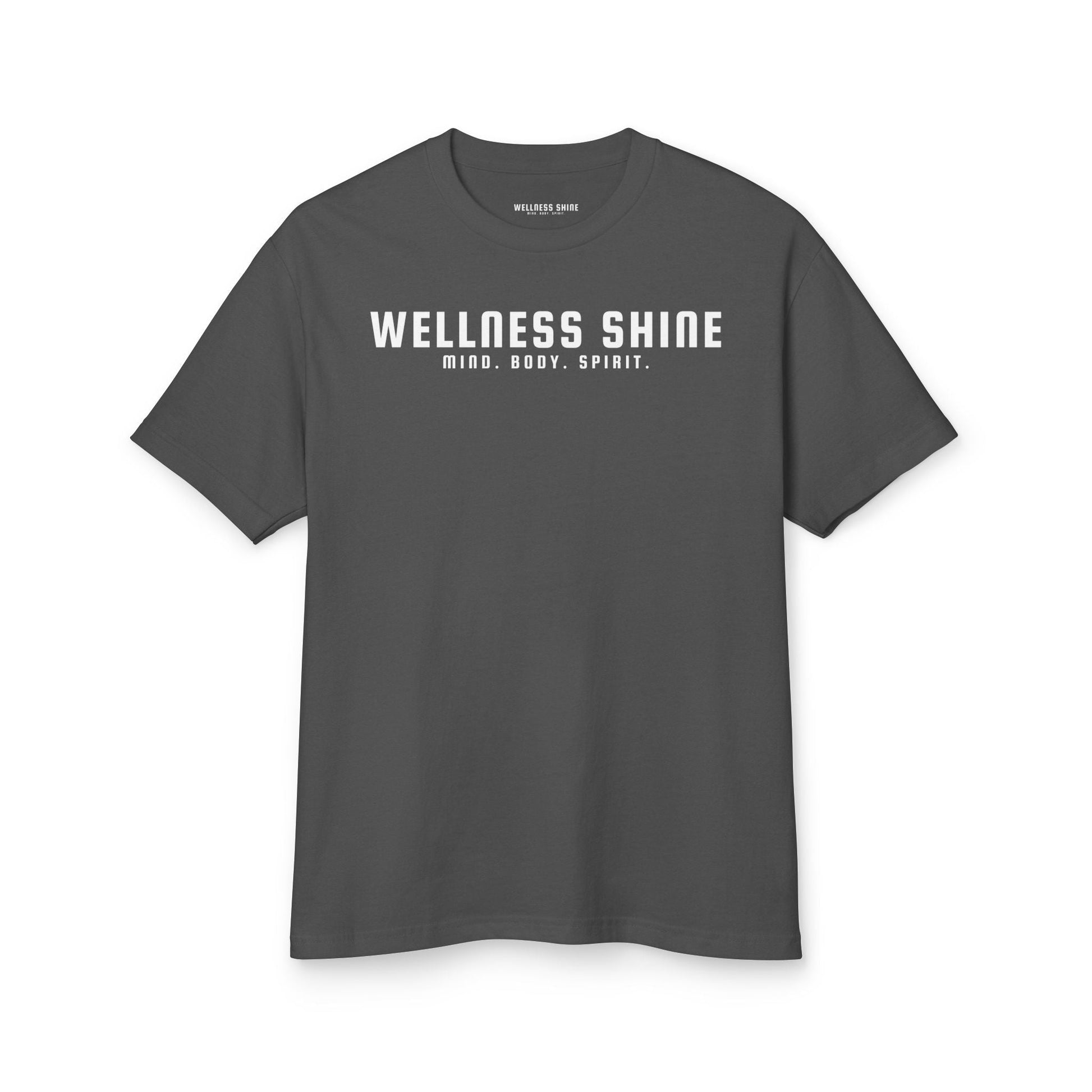 Wellness Shine Brand Garment - Dyed Heavyweight Cotton Tee - Wellness Shine