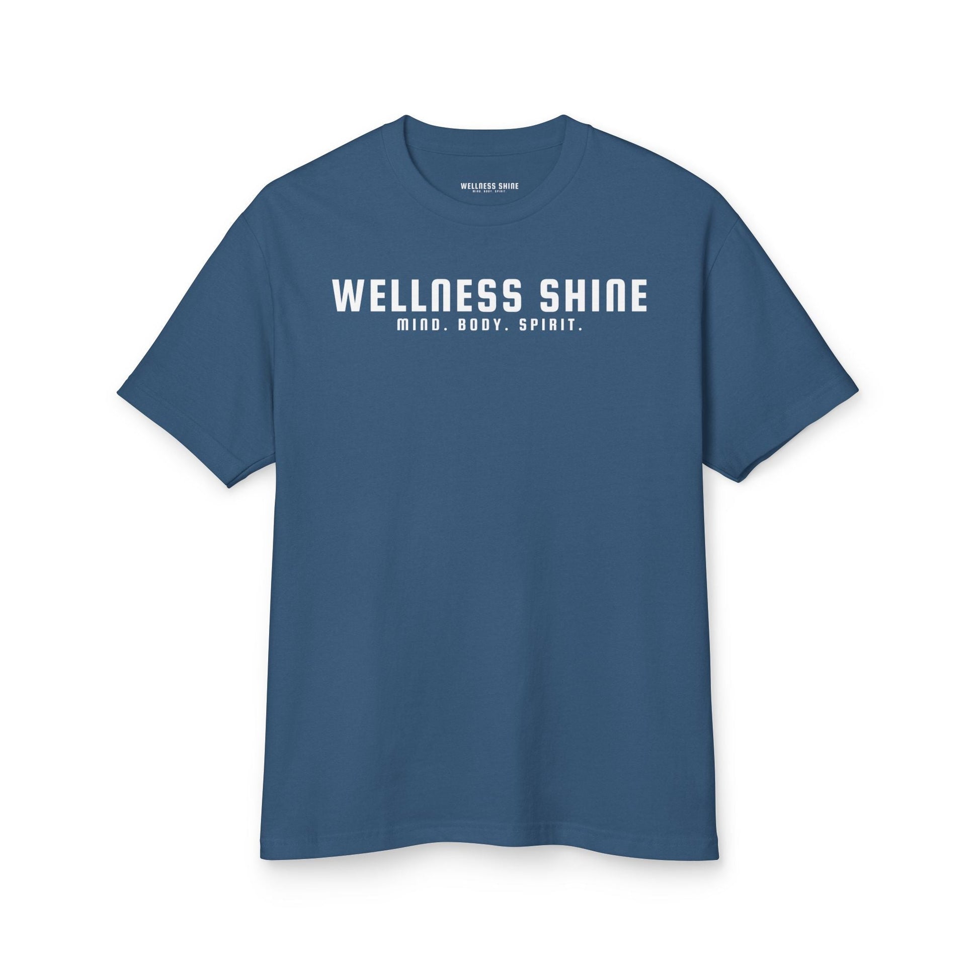 Wellness Shine Brand Garment - Dyed Heavyweight Cotton Tee - Wellness Shine