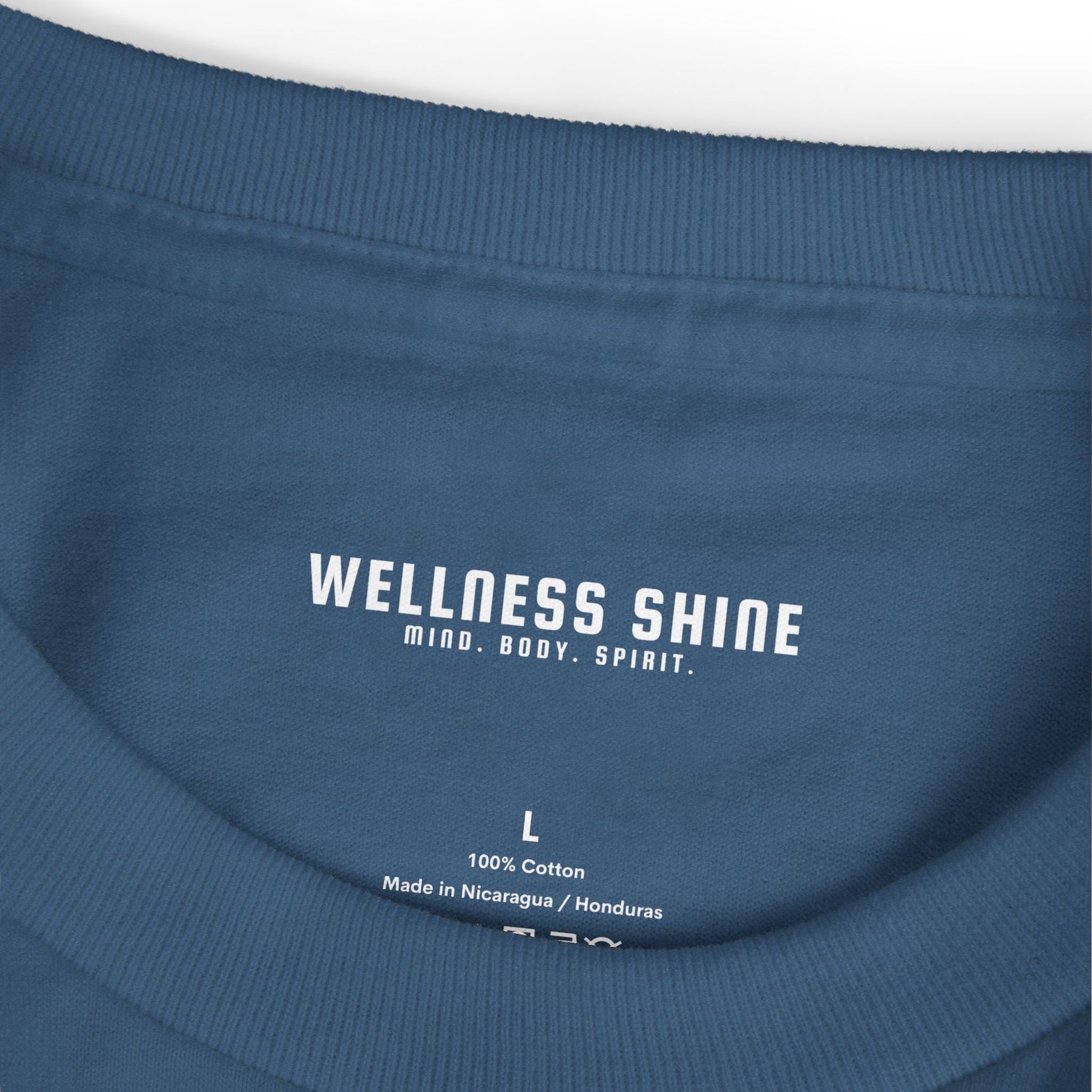 Wellness Shine Brand Garment - Dyed Heavyweight Cotton Tee - Wellness Shine