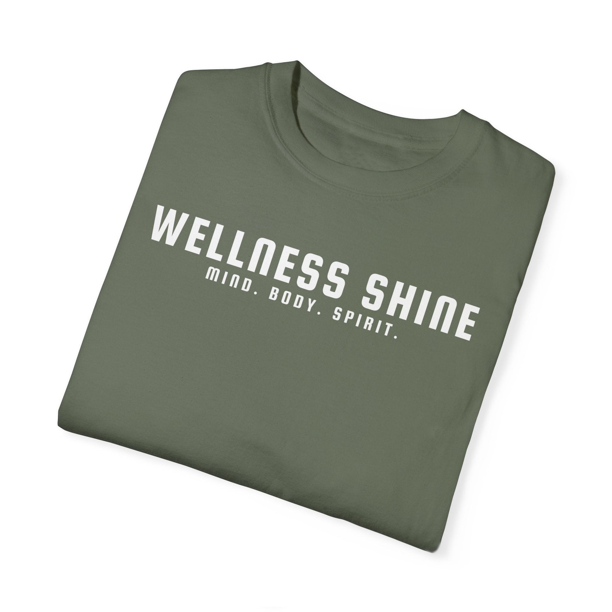 Wellness Shine Brand Garment - Dyed T-Shirt - Wellness Shine