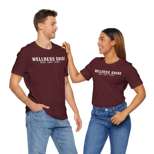 Wellness Shine Brand Jersey Short Sleeve Tee - Wellness Shine