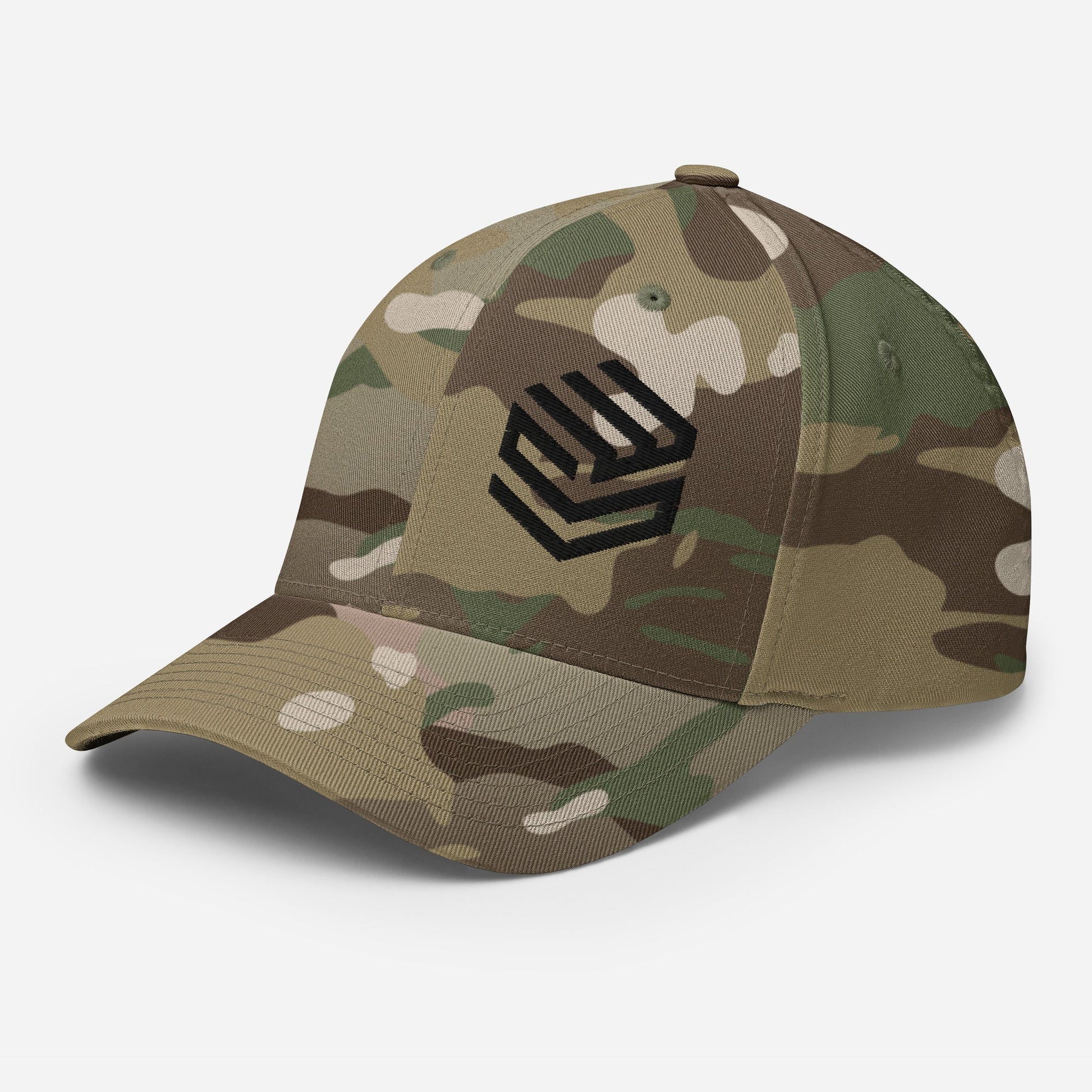 Wellness Shine Fitness Fitted Hat Black Embroidery - Wellness Shine