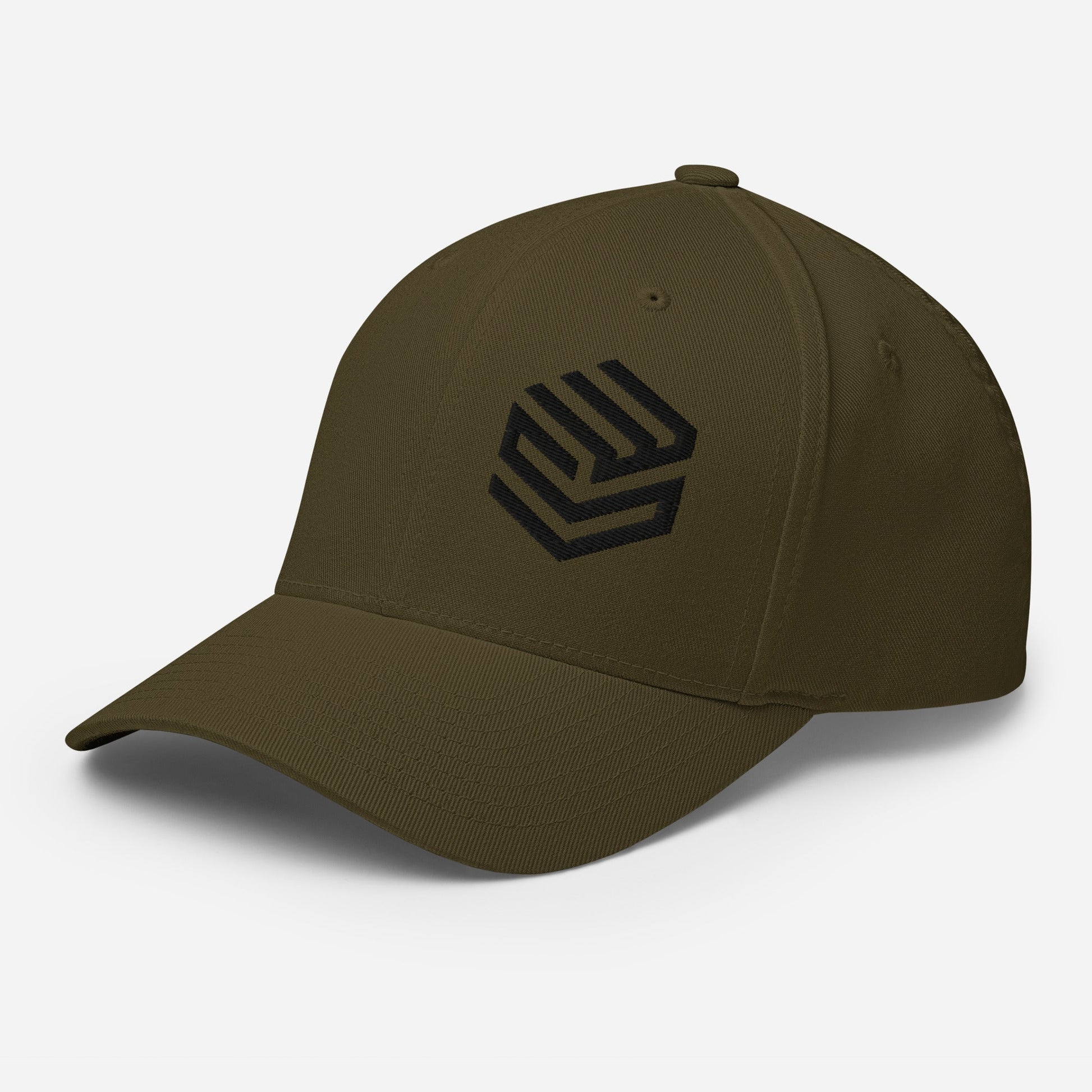Wellness Shine Fitness Fitted Hat Black Embroidery - Wellness Shine