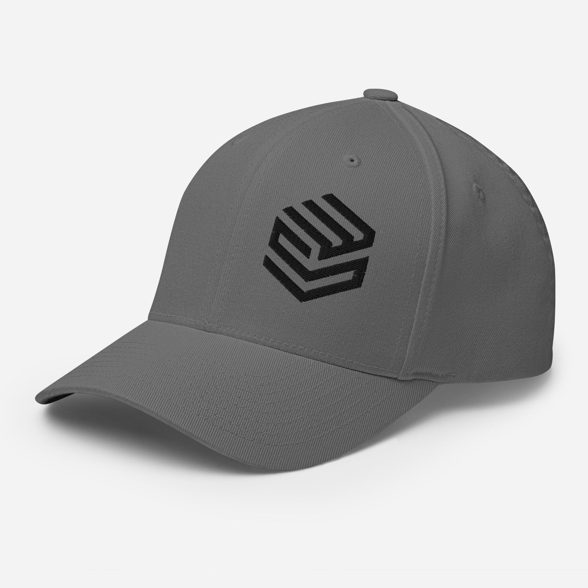 Wellness Shine Fitness Fitted Hat Black Embroidery - Wellness Shine