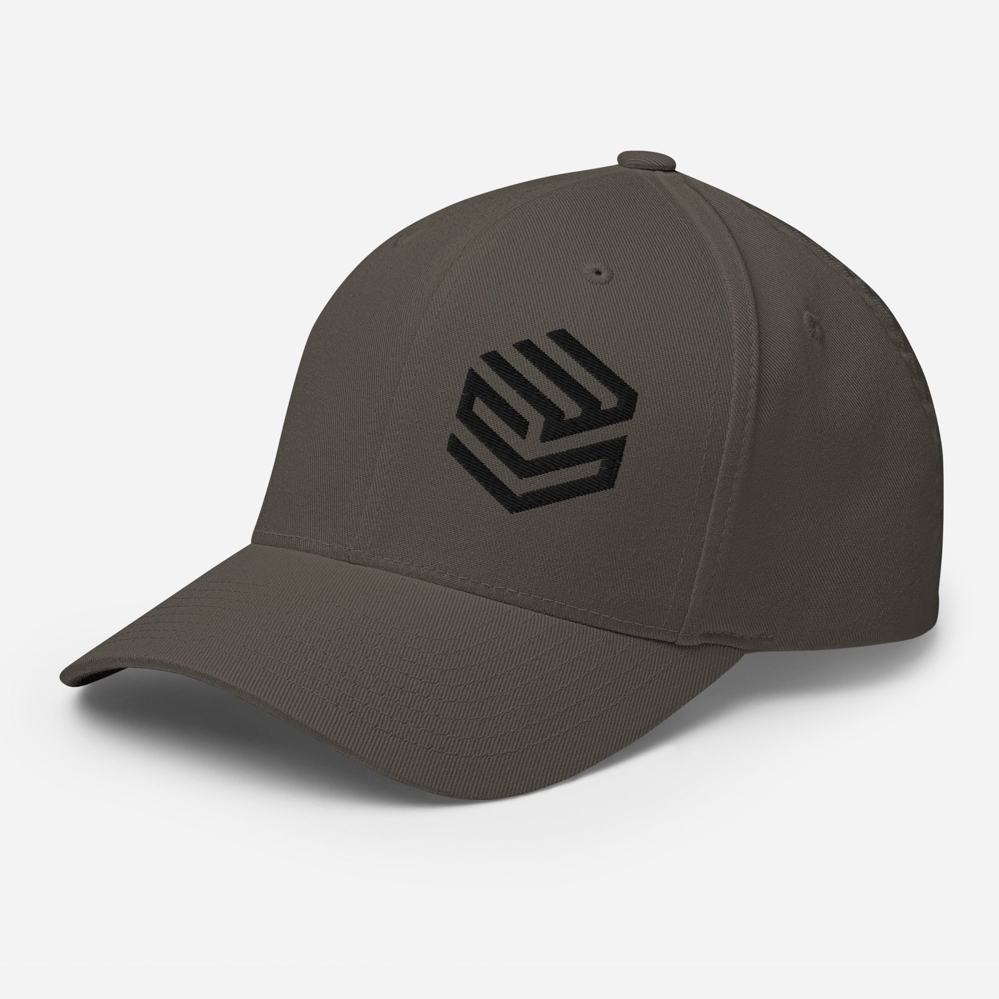 Wellness Shine Fitness Fitted Hat Black Embroidery - Wellness Shine