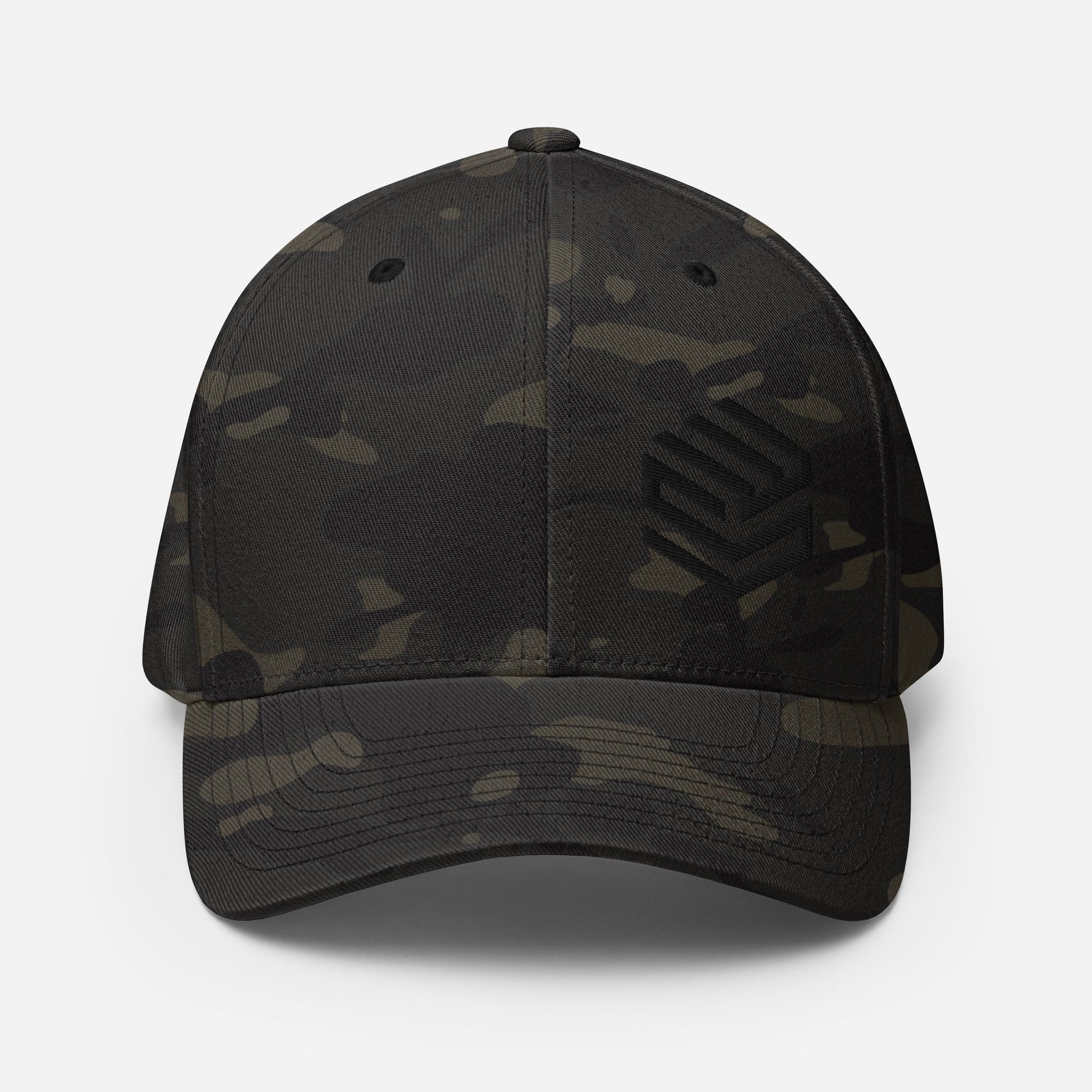 Wellness Shine Fitness Fitted Hat Black Embroidery - Wellness Shine