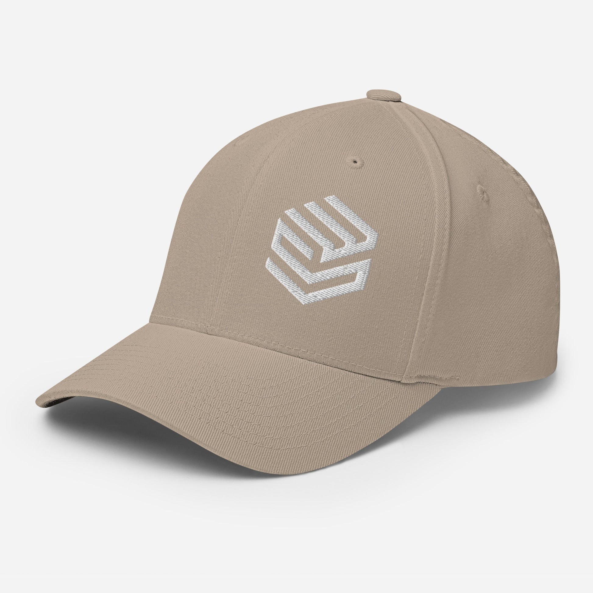 Wellness Shine Fitness Fitted Hat White Embroidery - Wellness Shine