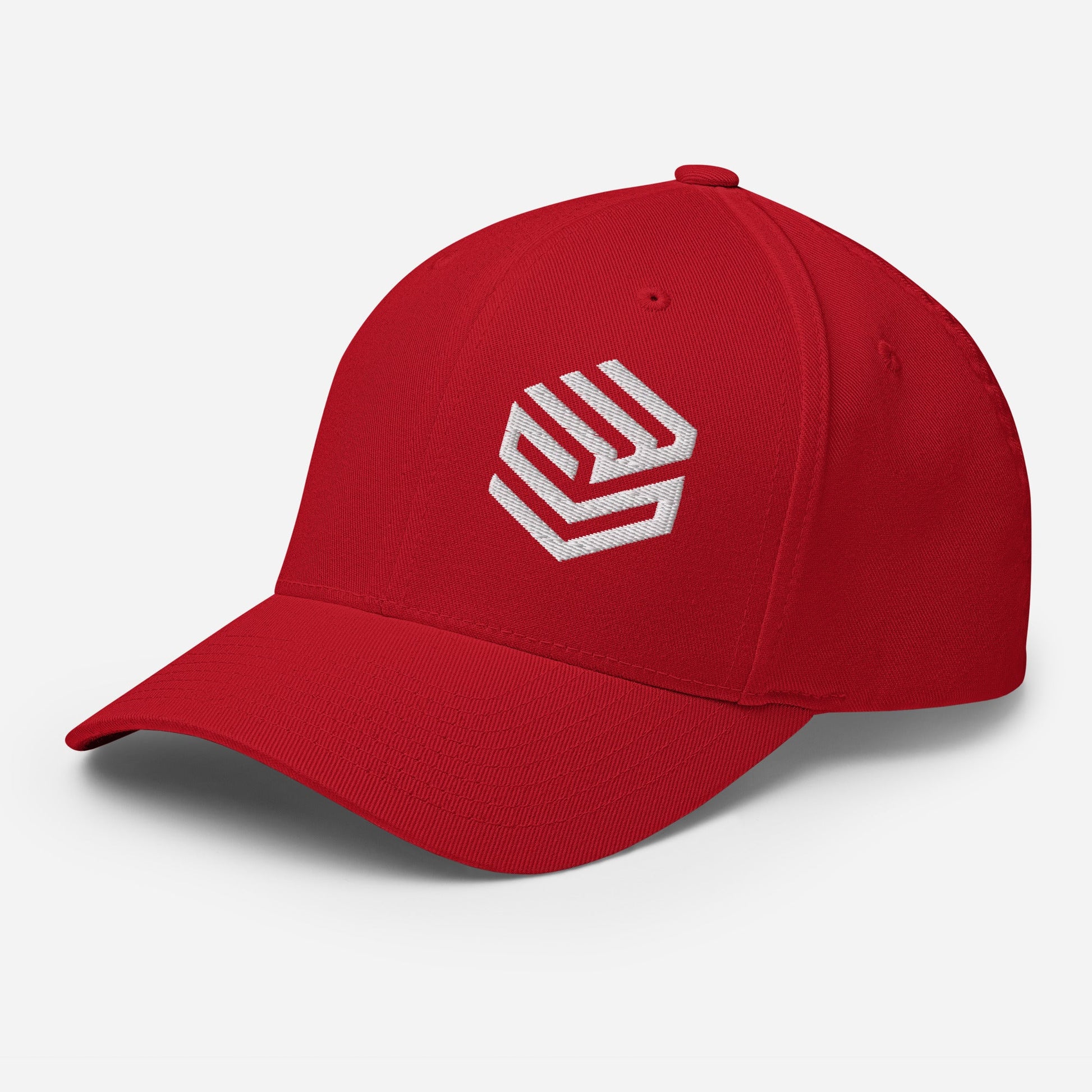 Wellness Shine Fitness Fitted Hat White Embroidery - Wellness Shine
