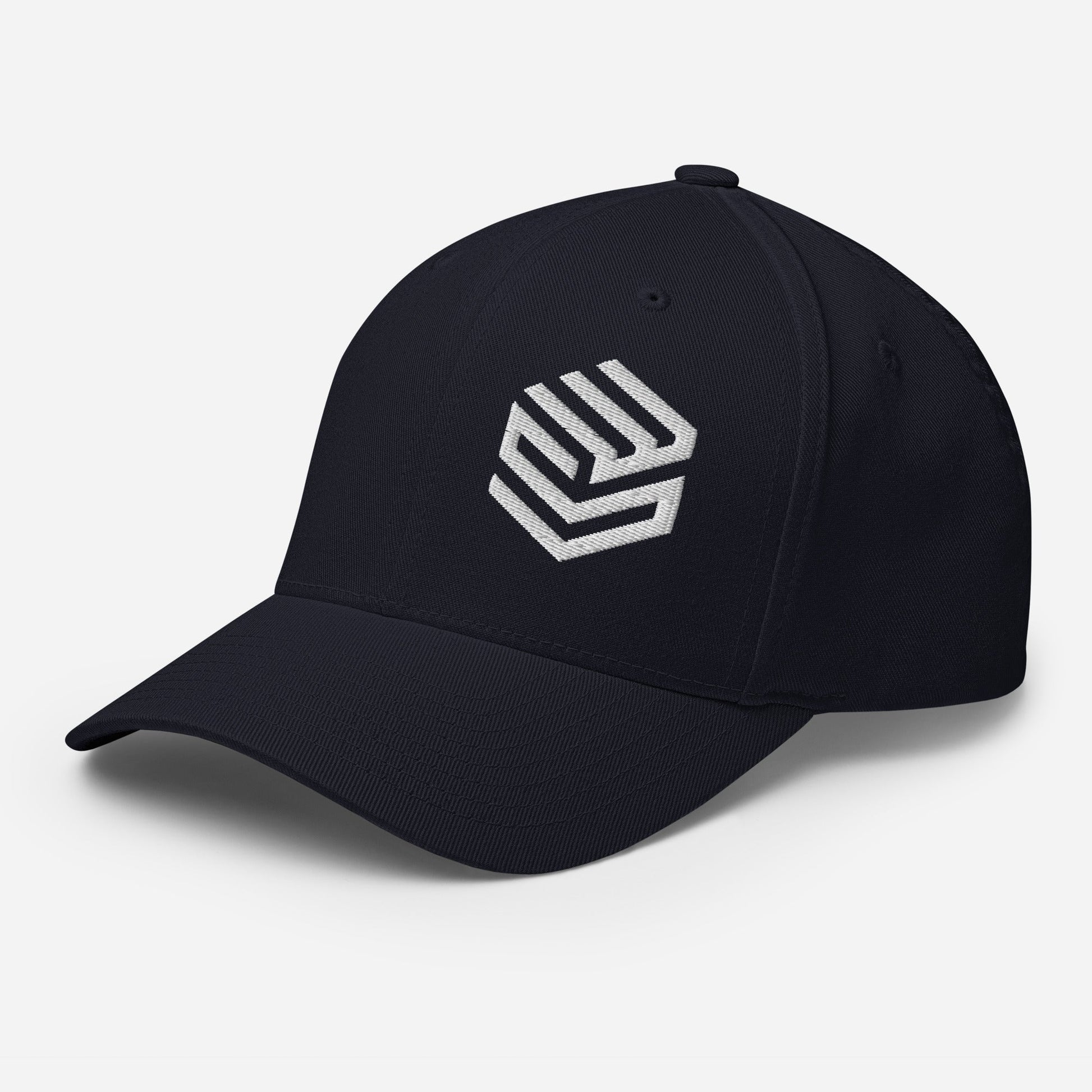 Wellness Shine Fitness Fitted Hat White Embroidery - Wellness Shine