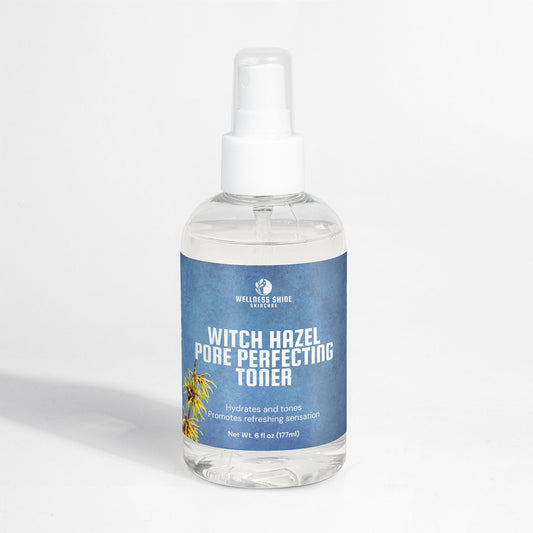 Witch Hazel Pore Perfecting Toner - Moisturizing and Pore Minimizing Skin Care by Wellness Shine - Wellness Shine