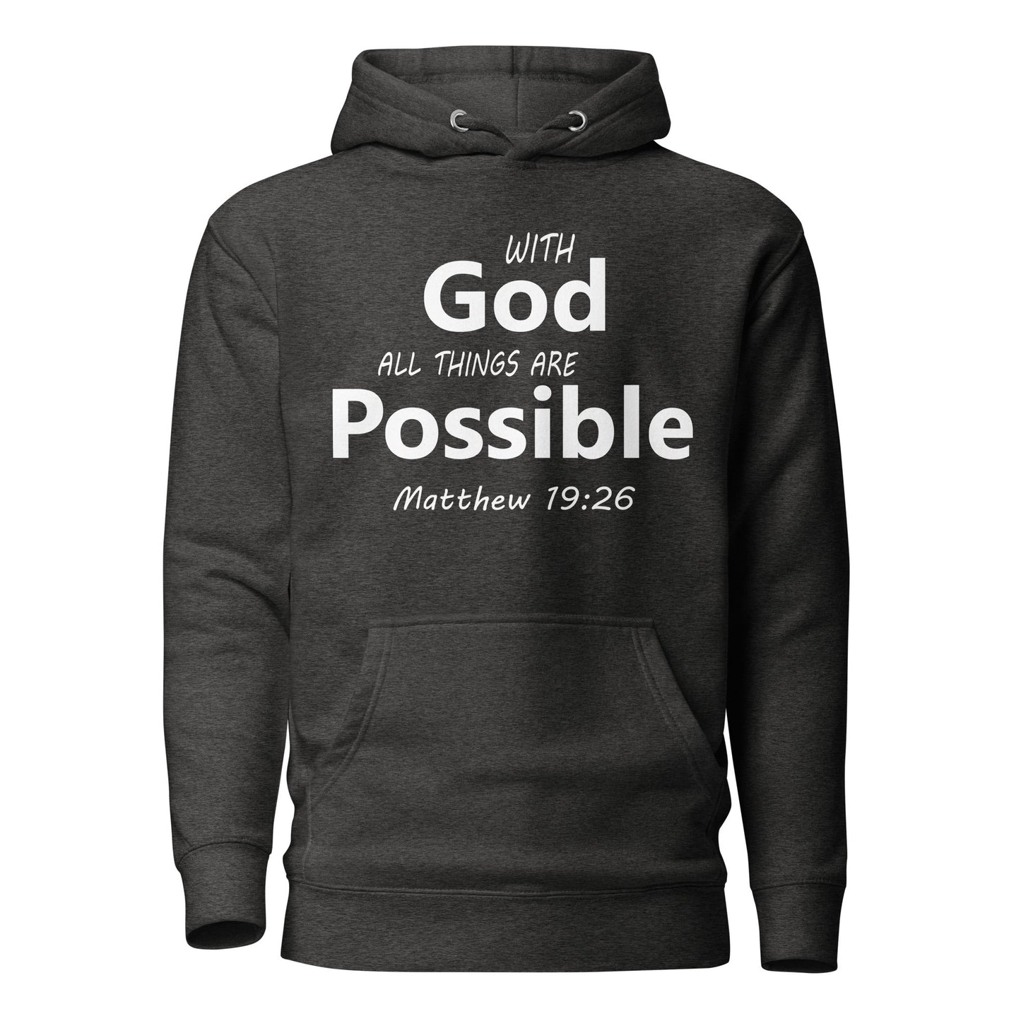 With God Unisex Hoodie - Faith Based Apparel - Wellness Shine - Wellness Shine